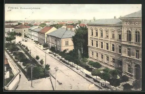 AK Prerau, Partie in der Komenskystrasse