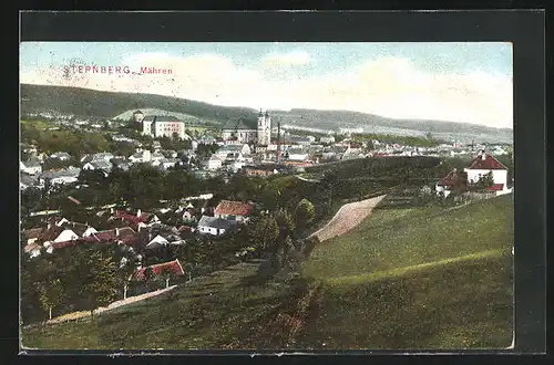 AK Sternberg in Mähren, Generalansicht der Stadt