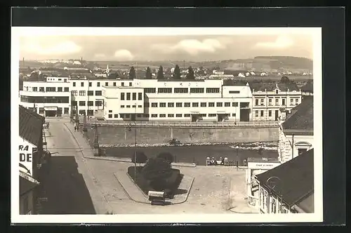 AK Prerau, Partie am Kanal und der Brücke