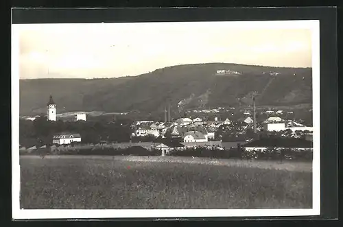 AK Lipnik n. Bec., Celkoy Pohled, Blick vom feld zur Kirche