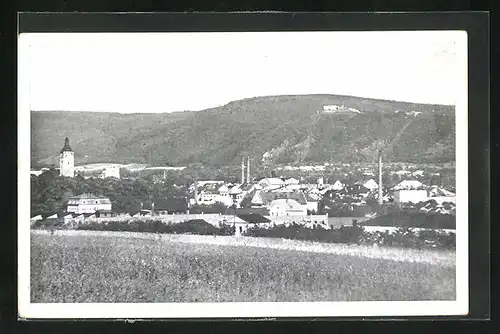 AK Lipnik n. Bec., Ortstotale von den Feldern aus