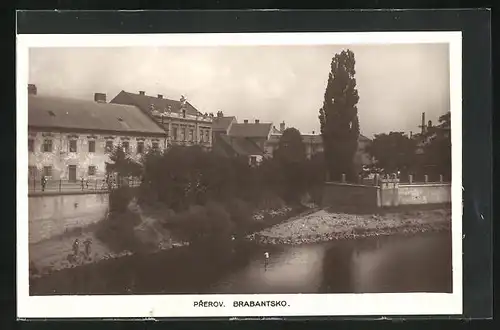 AK Prerov, Brabantsko, Partie an der Kanalmauer