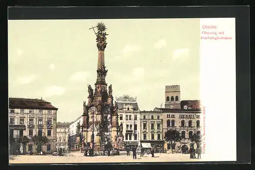 AK Olmütz, Oberring mit der Dreifaltigkeitssäule