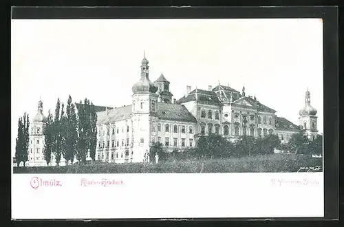 AK Olmütz, Blick auf das Kloster Hradisch