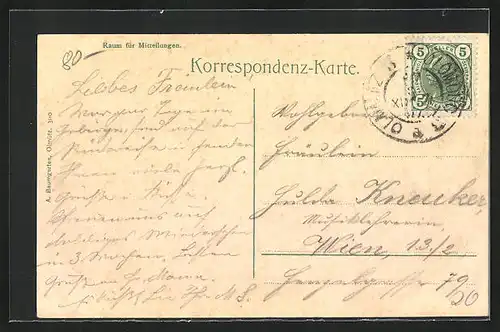 AK Olmütz, Dreifaltigkeitssäule auf dem Oberring