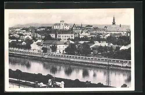 AK Prerov, Ortsansicht mit Flusspartie