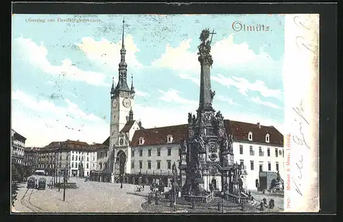 AK Olmütz, Oberring mit Dreifaltigkeitskirche