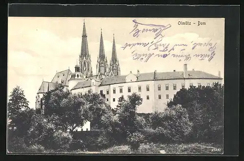 AK Olmütz, Ausblick zum Dom