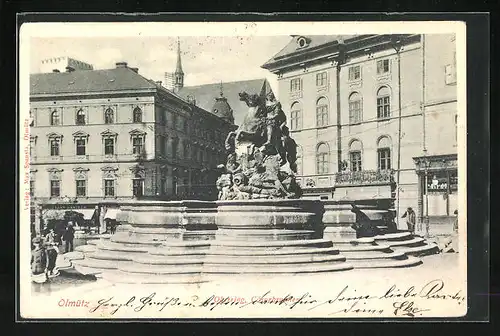 AK Olmütz, Oberring, Caesarbrunnen