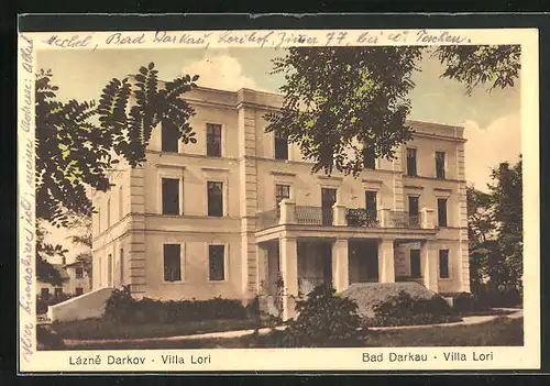 AK Lazne Darkov / Bad Darkau, Villa Lori