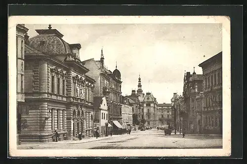 AK Troppau, Blick in die Herrengasse