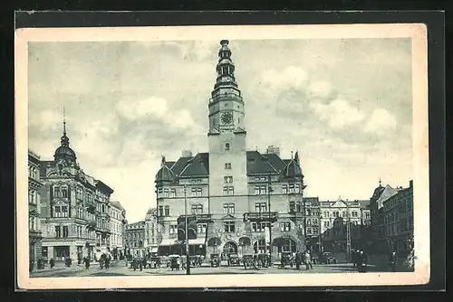 AK Opava / Troppau, Blick zum Schmetterhaus