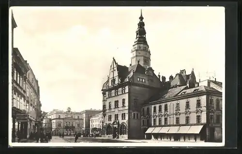 AK Troppau, Oberring mit Stadtturm