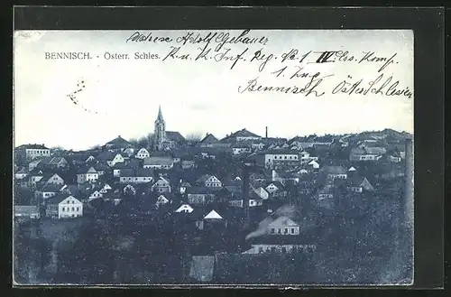 AK Bennisch, Gesamtansicht des Ortes