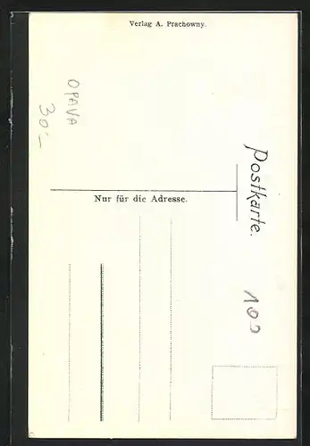 AK Troppau, am Schmetterhaus