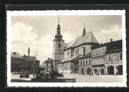 AK Svitavy, Partie am Marktplatz
