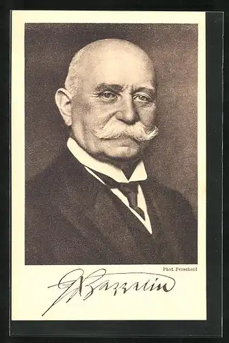 AK Portrait des Graf v. Zeppelin