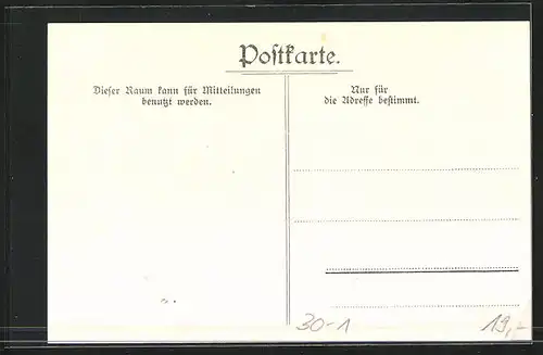 Künstler-AK Hundertjahrfeier des 2. Nassauischen Infanterie-Regiments Nr. 88, Uniformen zwischen 1808 und 1908