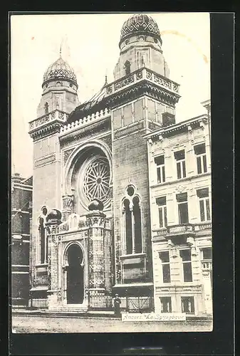 AK Anvers, Ansicht der Synagoge