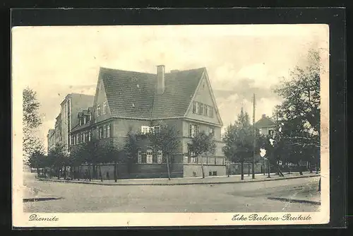 AK Diemitz, Partie Ecke Berliner u. Breitestrasse
