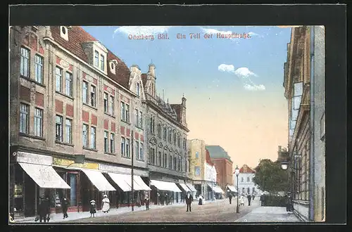 AK Oderberg-Bahnhof, Teil der Hauptstrasse