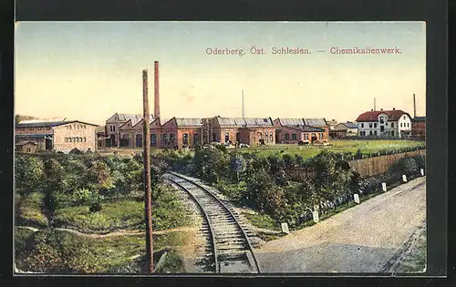 AK Oderberg, Blick auf das Chemikalienwerk