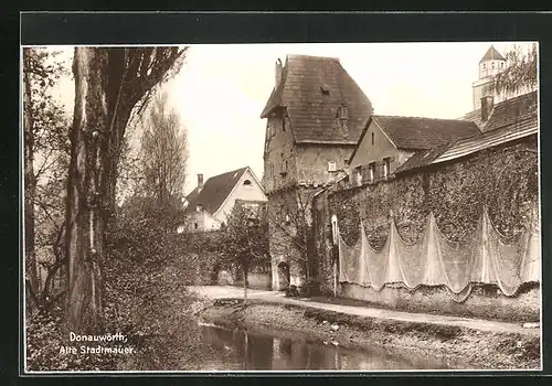 AK Donauwörth, Alte Stadtmauer