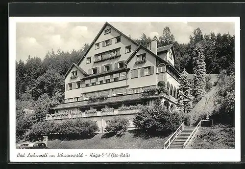 AK Bad Liebenzell /Schwarzwald, Gasthof Hugo-Schäffer-Haus