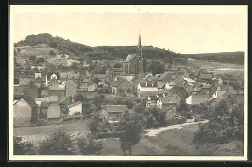 AK Eich b. Andernach, Teilansicht mit Kirche