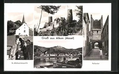 AK Alken /Mosel, Fallertor, Burg Thurandt