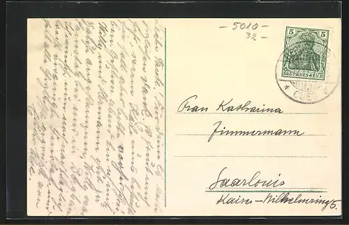 AK Bergheim a. Erft, Beissel-Strasse mit Villen
