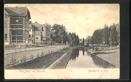 AK Bergheim a. Erft, Neue Villen und Anlagen