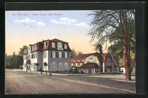 AK Bad Nenndorf, Haus Cassel und Theater
