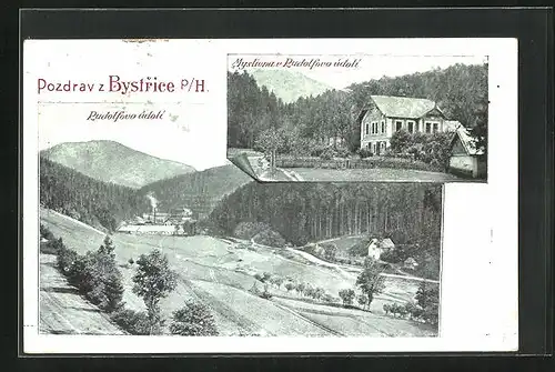 AK Bystrice p. H., Rudolfovo udoli, Myslivna