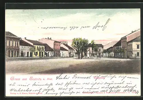AK Bistritz a. Host., Ringplatz