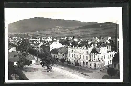 AK Bystrice p. Host., Strassenpartie mit Gebäudeansicht