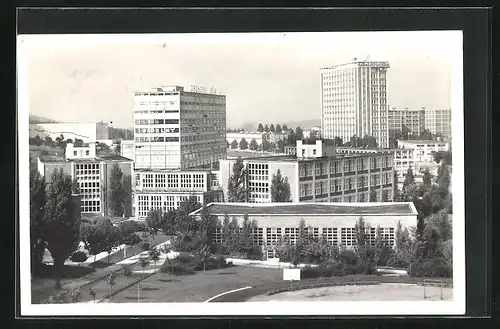 AK Zlín, Geschäftshäuser im Stadtkern