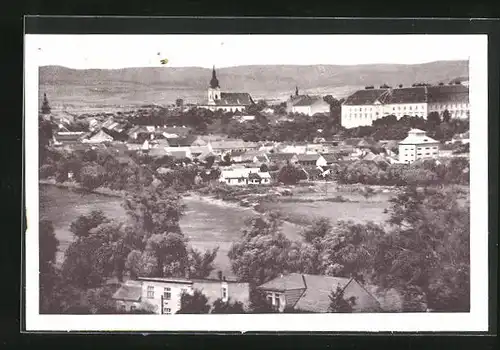 AK Napajedla, Gesamtansicht des Ortes mit Kirche