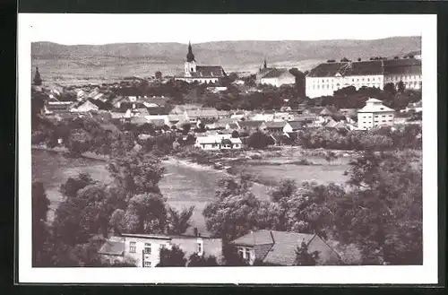 AK Napajedla, Gesamtansicht des Ortes mit Kirche