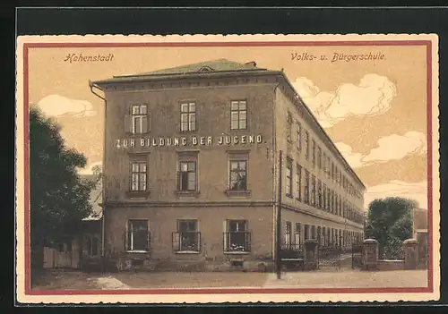 AK Hohenstadt, Volks- und Bürgerschule