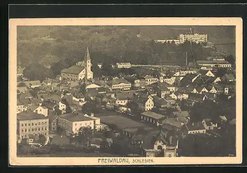 AK Freiwaldau, Totalansicht der Stadt