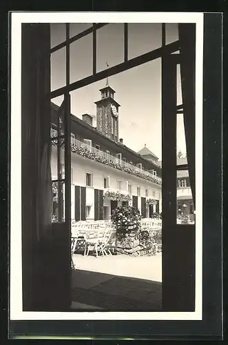 AK Gross Ullersdorf, Cafe-Restaurant am Kurplatz