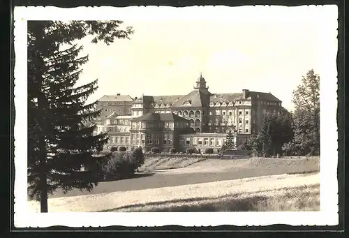 AK Gräfenberg, Priessnitz-Sanatorium im Sonnenlicht