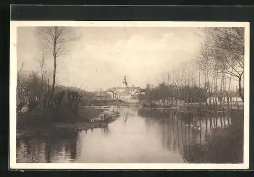 AK Lostice, Flusspartie gegen Ortskern