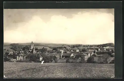 AK Horni Benesov, Teilansicht der Ortschaft