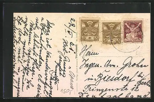 AK Johannisbrunn, Totalansicht des Ortes