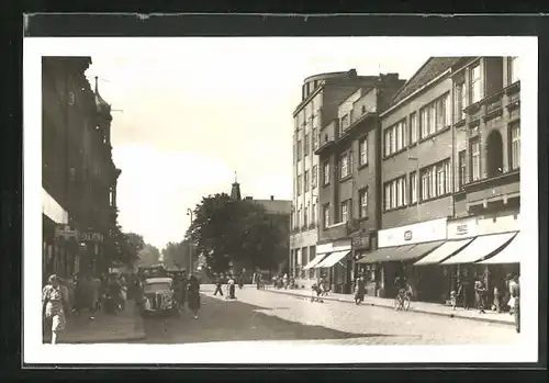 AK Cesky Tesin, Strassenpartie im Ort