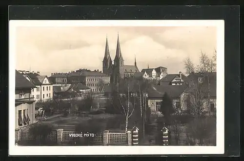 AK Vysoké Mýto, Park gegen Kirche