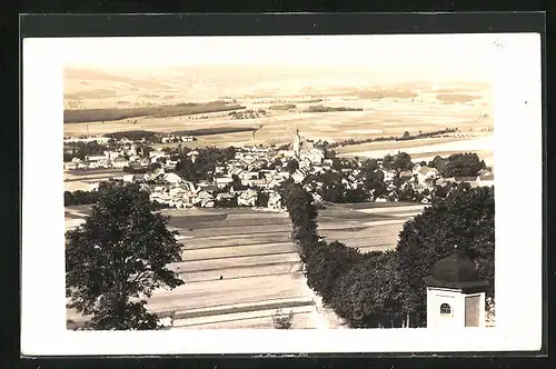 AK Králiky, Ortsansicht aus der Ferne