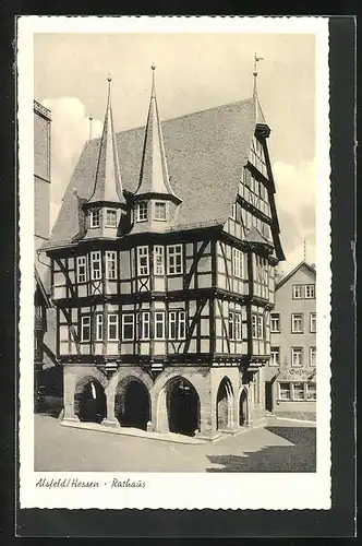 AK Alsfeld, Gasthaus am Rathaus